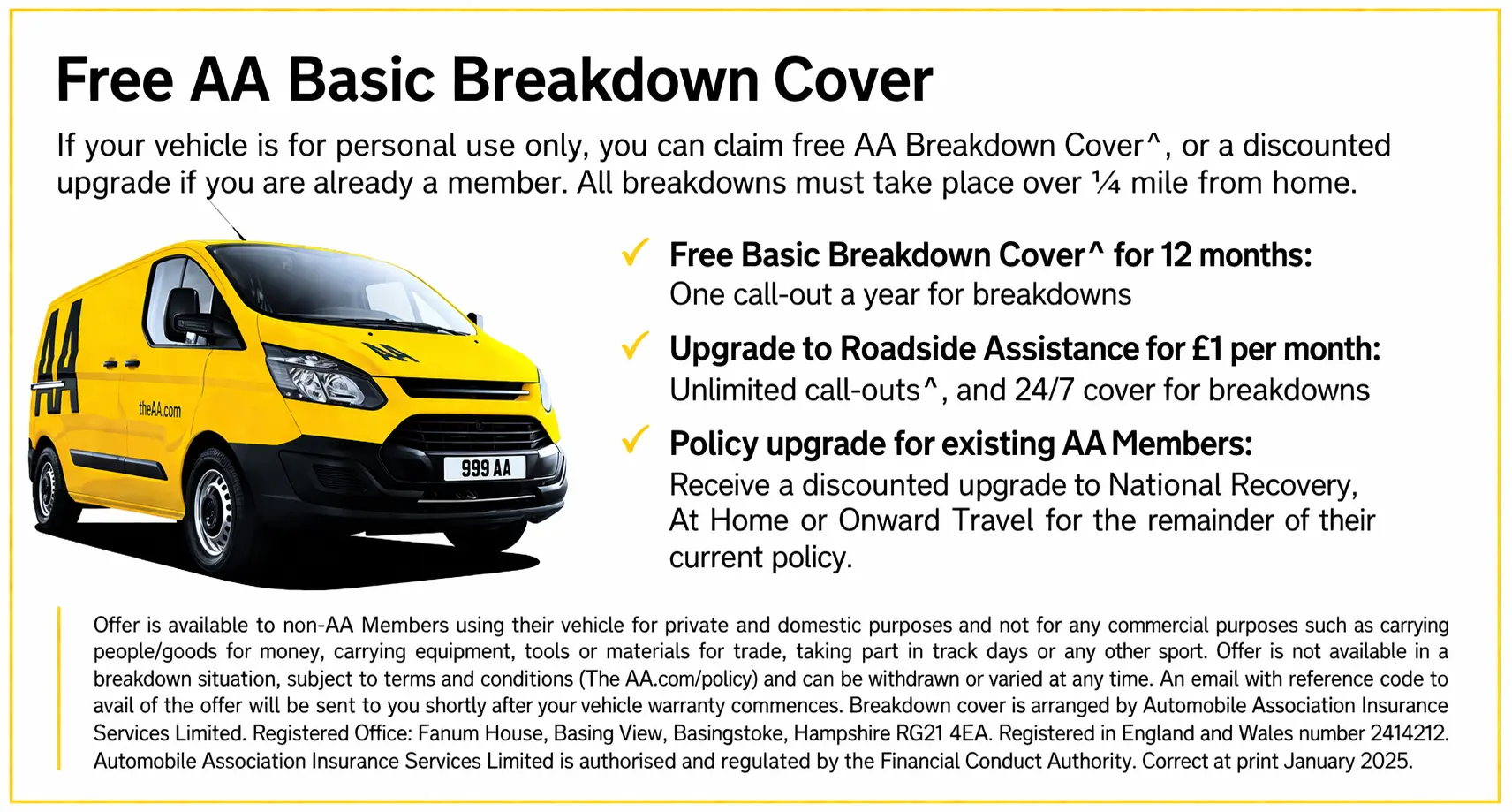 Free AA Basic Cover